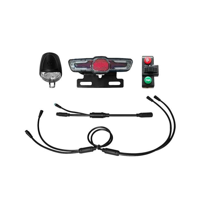 Headlight Kits Ebike DK15 Headlight Kits for E-Bike Retrofit Horn Headlight Switch and with Ebike T