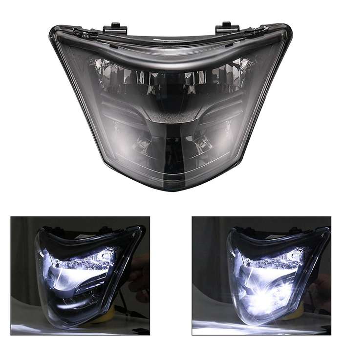 Headlight Led Mask Cover Dirt Bikes Compatible Yamaha Lc135 V1 135gp