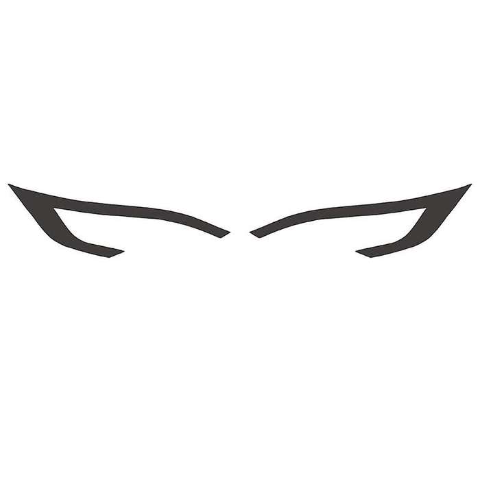 Headlight Sticker Light Eyebrow Fog Light Sticker Modified Exterior Decoration for Model S/X Accesso