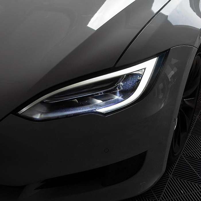 Headlight Sticker Light Eyebrow Fog Light Sticker Modified Exterior Decoration for Model S/X Accesso