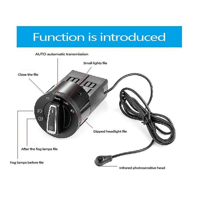 Headlight Switch Auto Headlight Switch Sensor for Golf Mk4 B5 - 3BD941531