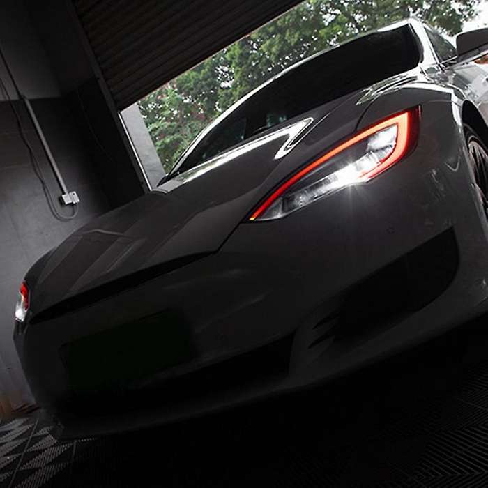 Headlight Sticker Light Eyebrow Fog Light Sticker Modified Exterior Decoration for Model S/X Accesso