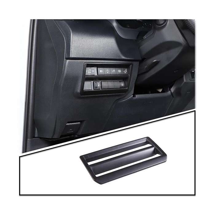 Headlight Switch Button Cover Trim Decorative for /sequoia 2022-2023 Accessories , Black