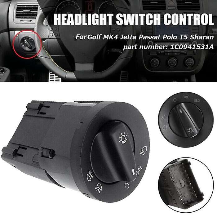 Headlight Switch Fog Lamp Control Switch 1c0941531a for Golf Mk4 - and Models