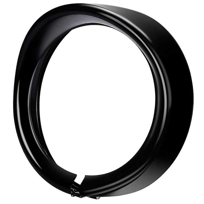 Headlight Trim Ring 7Inch Black Visor Type Motorcycle Trim Ring for Softail Street Glide Road King G