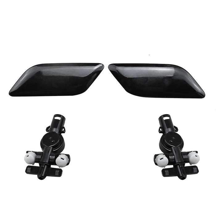 Headlight Washer Nozzle Jet Lid Cap with Connector 85045-33060 85044-33070 for 2009-2011