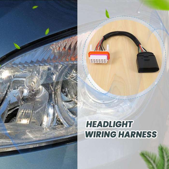 Headlight Wiring Harness Lamp Front Connector for - 2003-2006 955-631-239-11 Headlight Wiring