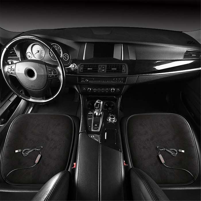Heated Car Seat Cover Heating Electric Car Seat Cushion Hot Keep Warm Winter Usb Lighter Heating Cus