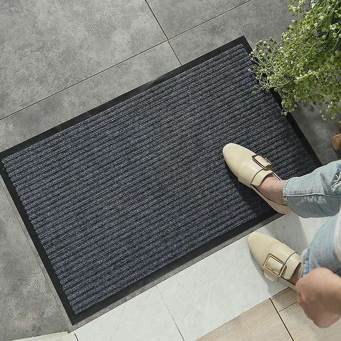 Heavy Duty Door Mat for Indoor and Outdoor Super Absorbent Dirt Trapper Outdoor Mat Non-Slip Rubber