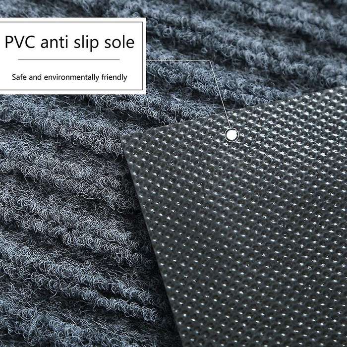 Heavy Duty Door Mat for Indoor and Outdoor Super Absorbent Dirt Trapper Outdoor Mat Non-Slip Rubber