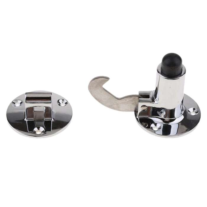 Heavy Duty 316 Stainless Steel Door Stop & Catch Marine Boat Door Hardware Ship Accessories