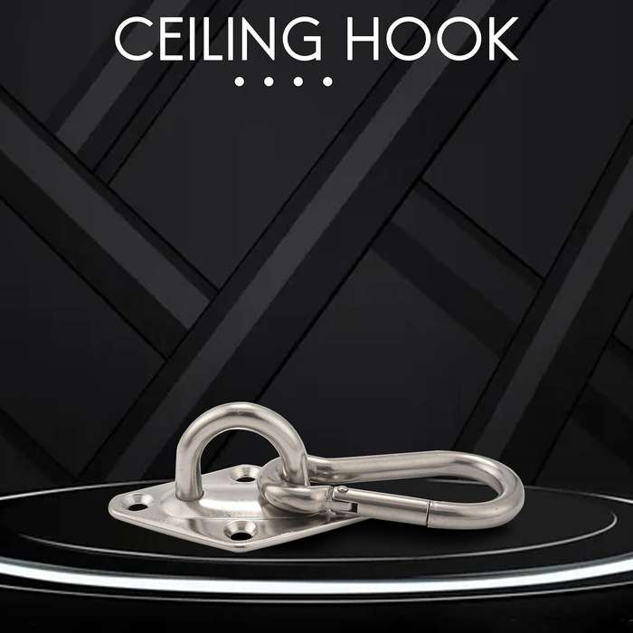 Heavy Duty Hammock Hanging Kit Eye Plates Ceiling Wall Mount Anchor Hooks Hanger for Hammock Swing