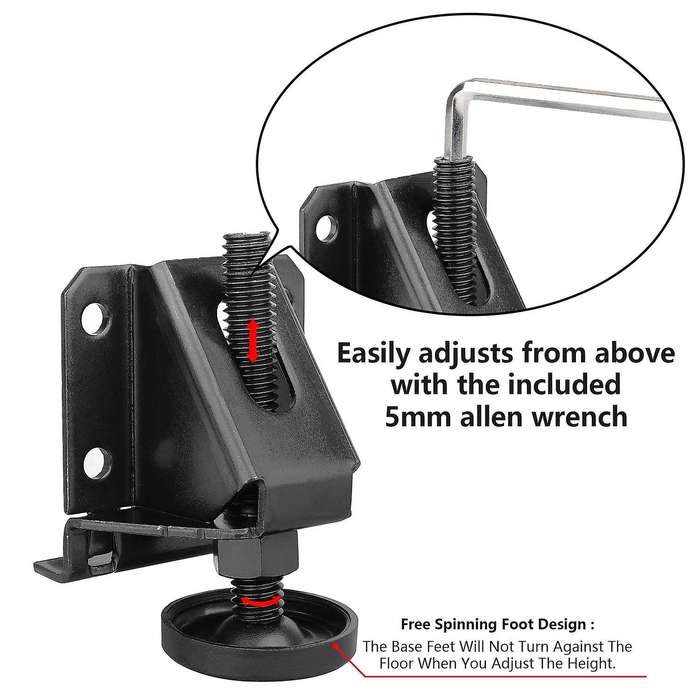Heavy Duty Leveling Feet Furniture Levelers Adjustable Table Leg Leveler Workbench Leveling Feet Fo