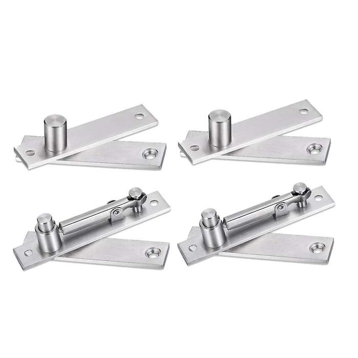 Heavy Duty Pivot Hinge for Wood Door,Hidden Door Hinge for Secret Door, with 360 Degree Rotation, In