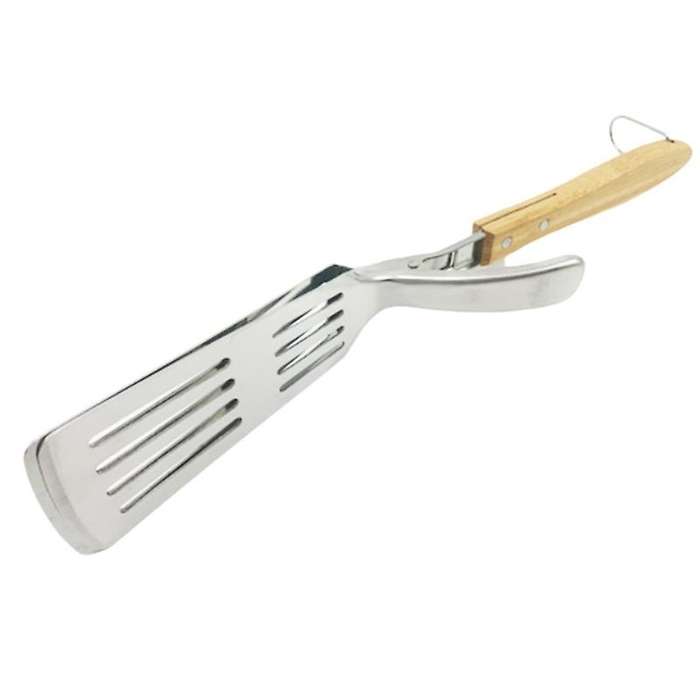 Heavy-Duty Three-In-One Bbq Tongs Bbq Tongs Shovel for Lifting Scraper for Cleaning Large Length You