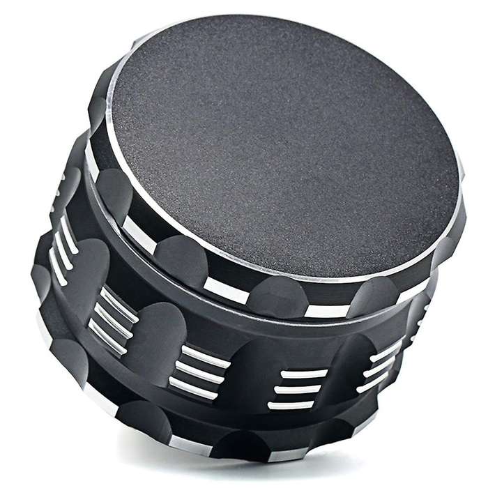 Herb Grinder with Pollen Catcher 4 Piece 2.5 Inch Spice Grinder for Herb Spice Premium Aluminium Gr