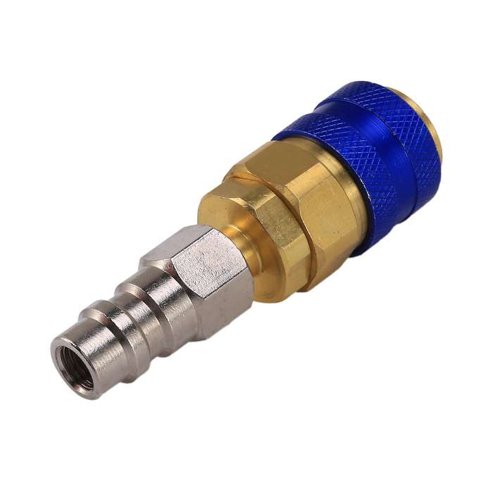 High and Low Side Expansion Adapter R134A Freon Quick Connector Adapter Automotive Conditioning Acc