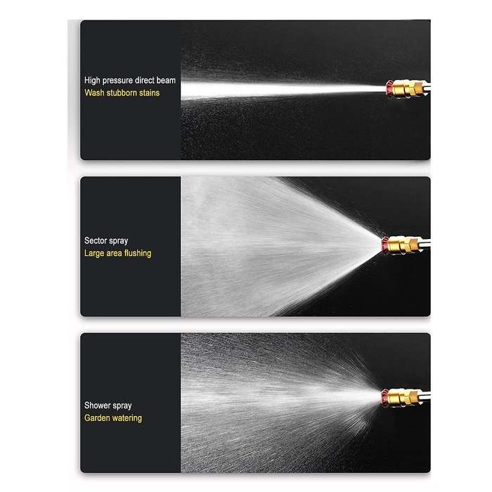 High Pressure Car Wash Water G-Un 120W Handheld Auto Washer Spray Jet with Nozzle Hose Water Pump