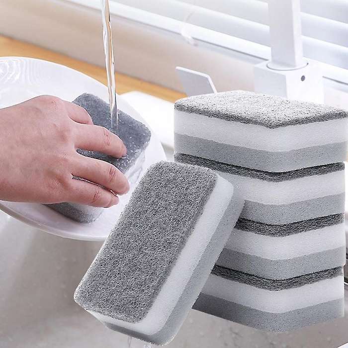 Highly Efficient Scouring Pad Dish Cloth Cleaning Brush Kitchen Rags Strong Decontamination Dish Tow