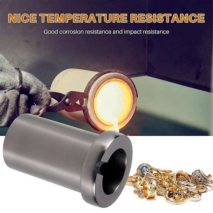 High-Purity Melting 1Kg Graphite Crucible Good Heat Transfer Performance for Melting Casting Refinin