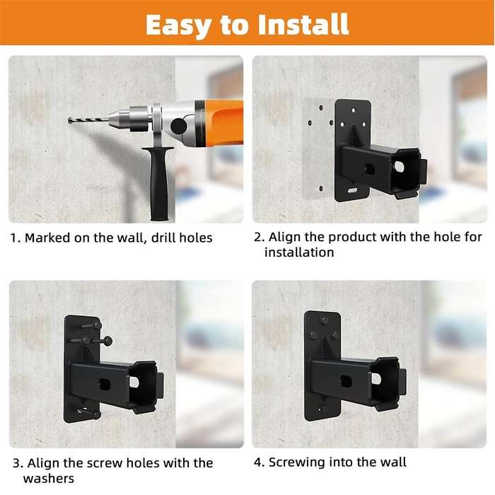 Hitch Wall Mount, Wall Mount Bike Rack Hitch,Hitch Cargo Carrier, Bicycle Hitch Receiver Storage,Car