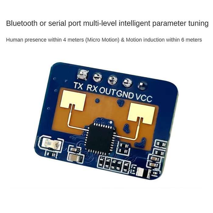 HLK-LD2410C 24G Human Presence Sensor Support BT Function App Radar Sensing Module FMCW Millimeter W