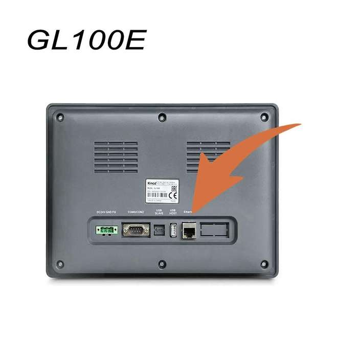 Hmi Touch Screen Ethernet 10 Inch GL100E ARM RISC 32Bit 800MHz Human Machine Interface Display