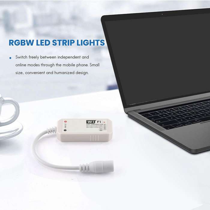 Home Mini Rgbw Wifi Controller for Panel Light Timing Function 16million Colors Smartphone Control
