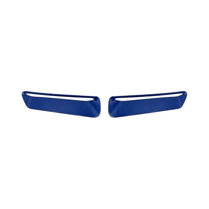 Hood Air Conditioner Air Outlet Trim Exterior Accessories for 2015-2022 Abs 2pcs Blue
