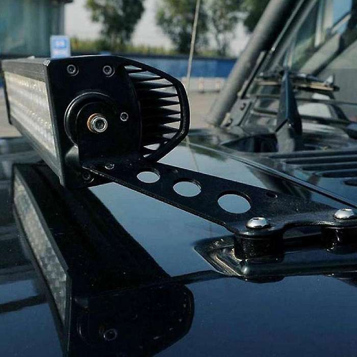Hood Light Bar Brackets Mount Kit for JK / JKU 2007-2017, Hood Mount Bracket for Straight Light Bar