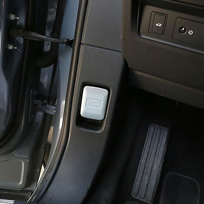 Hood Switch Panel Cover Trim Sticker ABS Chrome for Land Evoque 2020 Accessories