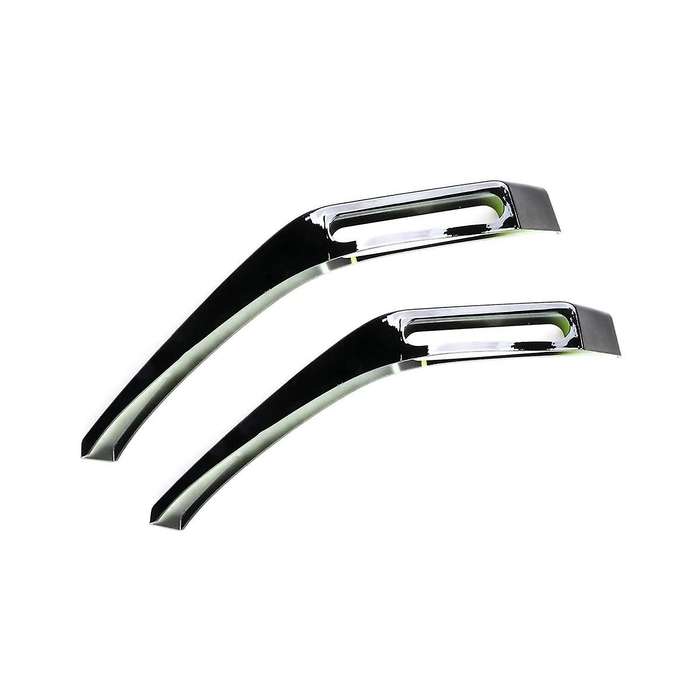 Hood Trail Sights Cover Decoration Cover Stickers Exterior Accessories for 2021-2023, 2 Pack Black
