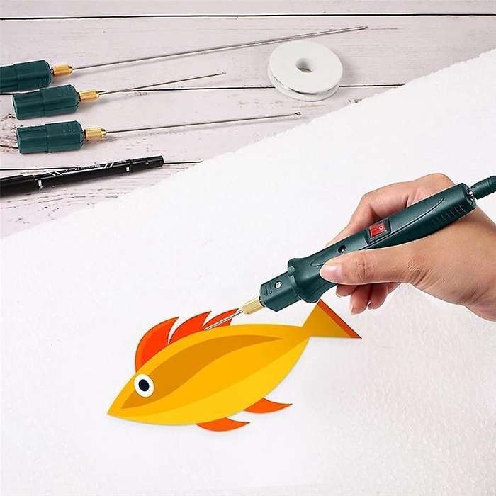 Hot Wire Foam Cutter Kit with Temperature Controller,100-240v/24w Electric Cutting for Art Craft Ev