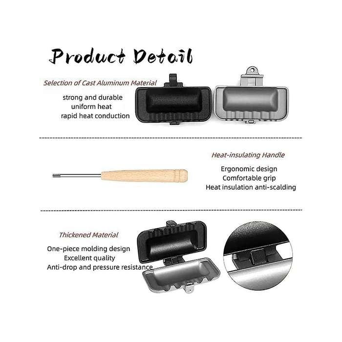 Hot Sandwich Maker with Non-Stick Plates,Double-Sided Breakfast Sandwich Maker,Sandwich Frying with