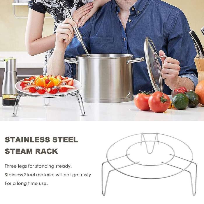 Household Stainless Steel Cooking Ware Steaming Rack Stand