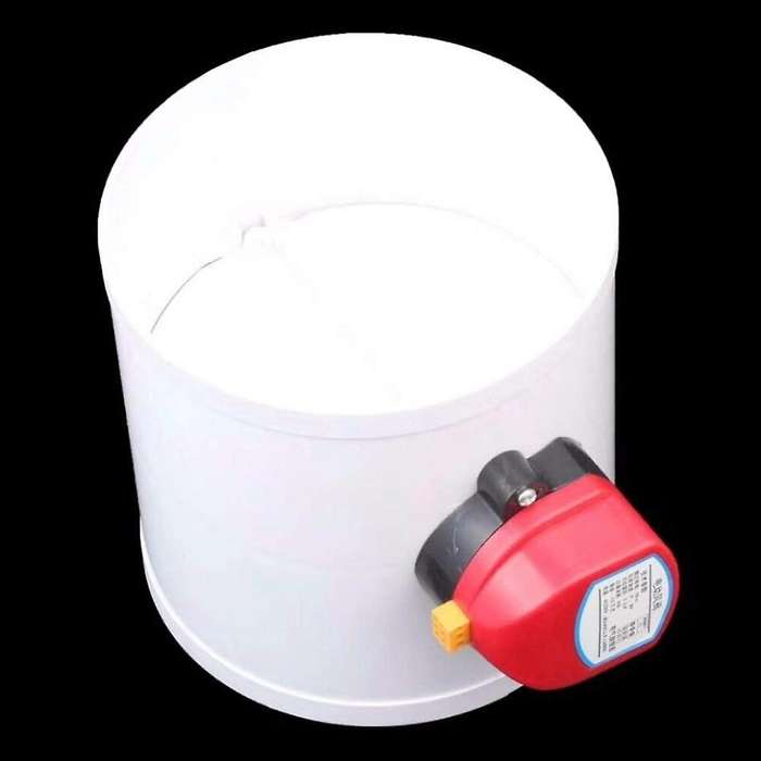 Hvac 160mm Air Damper Valve Electric Motorized Check Valve for 6 Inch Ventilation Solenoid Valve wit