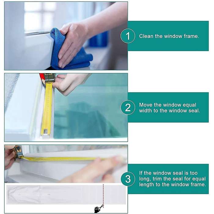 Hung Window Seal for Portable Conditioner, AC Unit Window Vent Kit, Easy to Install,Hose Kit for Tum