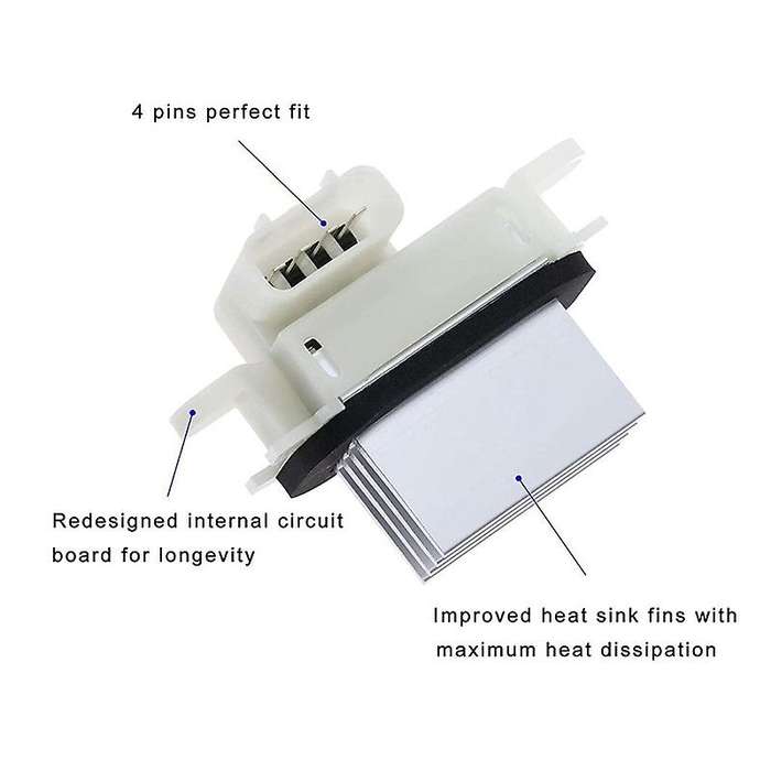 HVAC Blower Motor Resistor AC Blower Control Module Fits for 2010-2017 Expedition 10 11 12 13 14 201