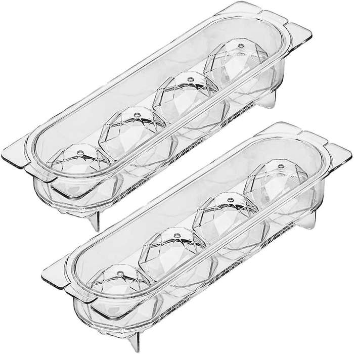 Ice Molds, Ice-cube Tray for Freezer, 2 Inch Ice-cube Molds for Cocktails Whiskey