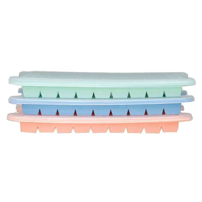 Ice Square Trays with Lids, 3 Pack 108 Grid Silicone Ice Square Trays for Freezer Whiskey Cocktail