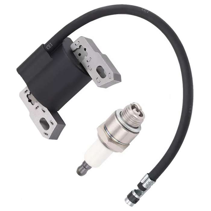 Ignition Coil & Spark Plug for JM26 JM36 JS25 JS26 JS28 JS36 JS38 Lawn Mower MIA12374, MIA11221, MIU