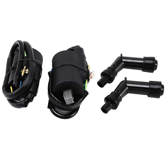 Ignition Coils and Plug Caps Set Fit for CB450K CB450 CL450K CB500T