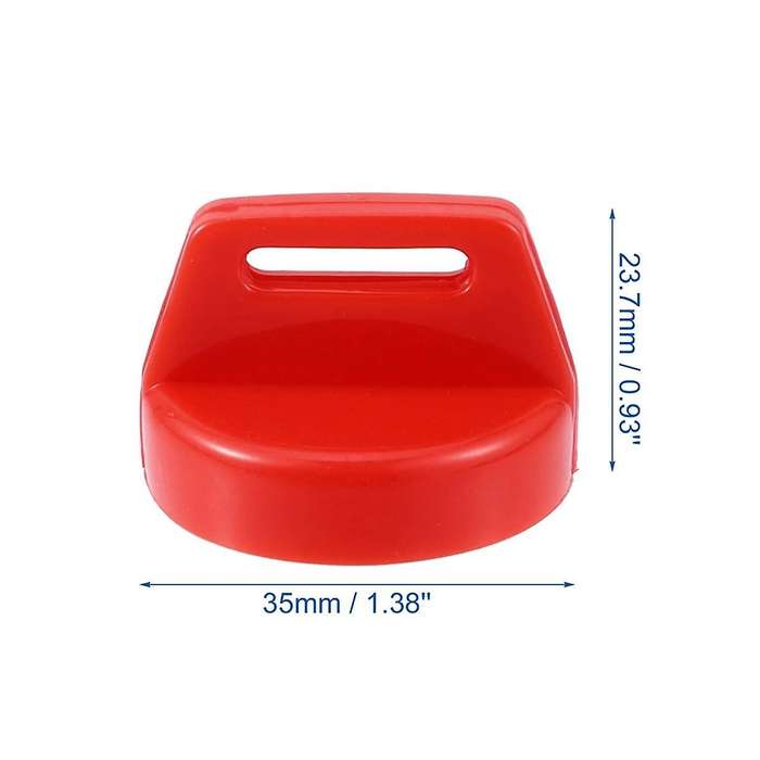 Ignition Key Switch Cover for Rzr General Sportsman Scrambler Trail Boss Trail (red)