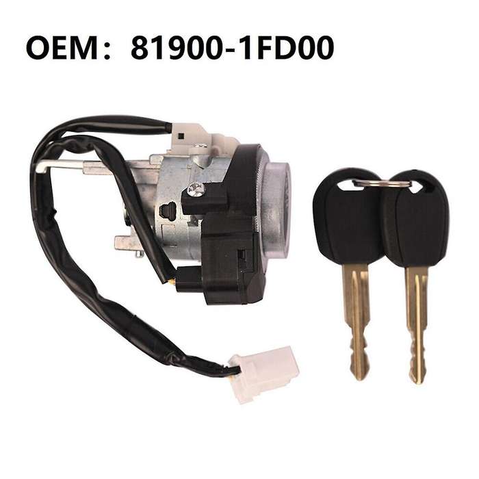 Ignition Lock Cylinder Switch Assembly with 2 Keys for 2005-2010