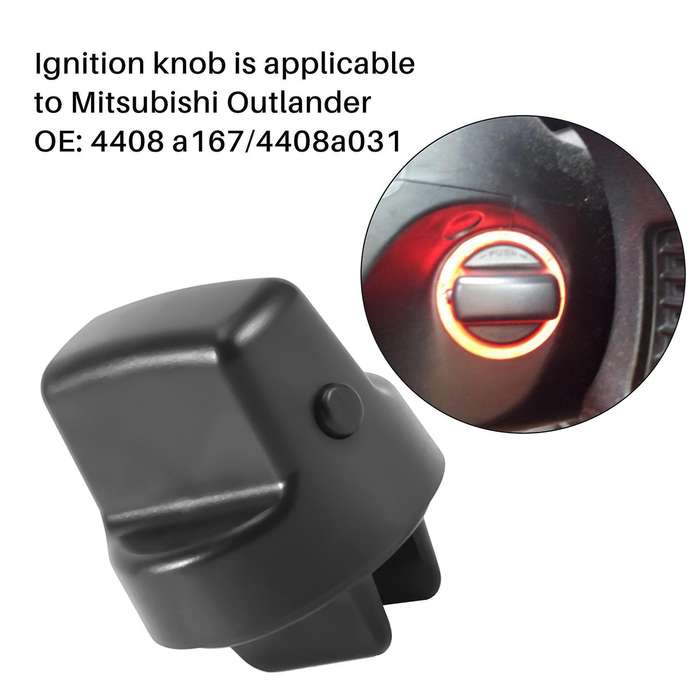 Ignition Start Switch Knob Cap & Insert Compatible Keyless 4408A167 4408A031