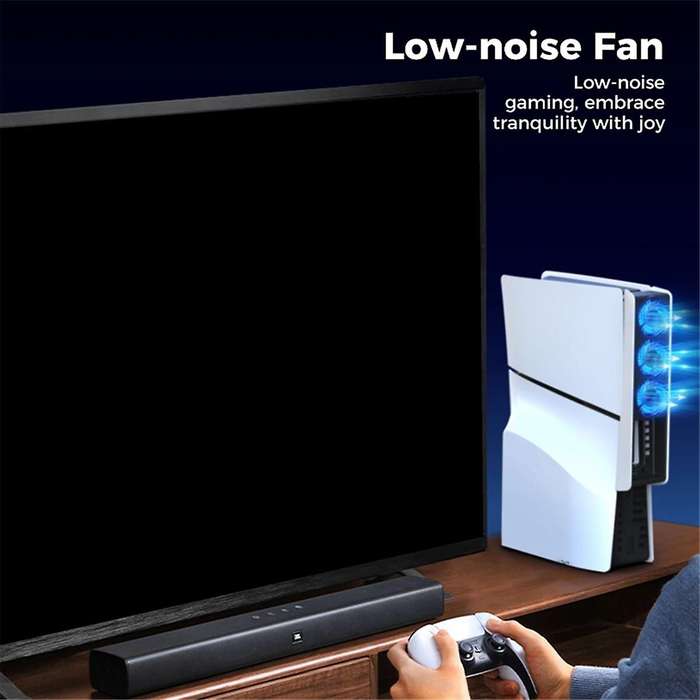 IINE Host Temperature-Controlled Cooling Fan for Slim Intelligent Cooling Fan with Light L960