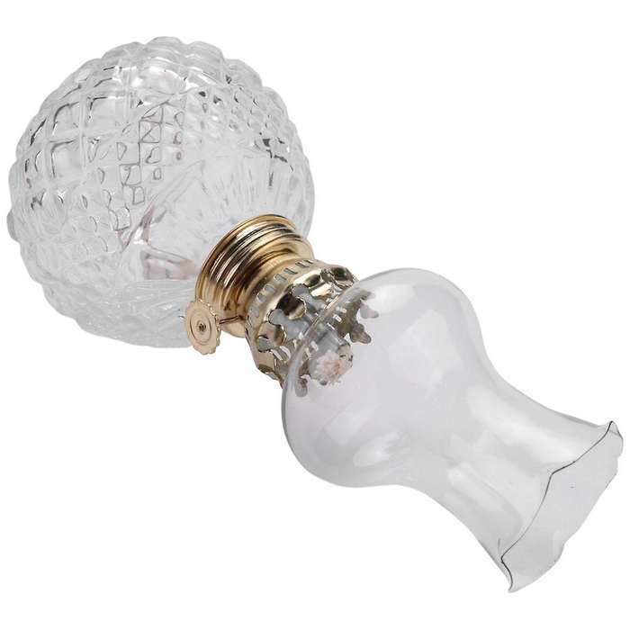 Indoor Oil Lamp,classic Oil Lamp with Clear Glass Lampshade,home Church Supplies