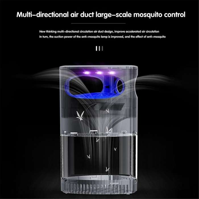 Indoor Mosquito Traps USB Electronic Mosquito Lamp Bulb,Fly Traps Patio Insects Mosquito Zapper for
