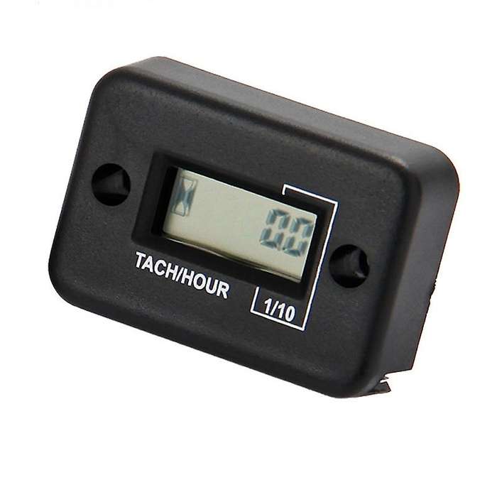 Inductive Digital RPM Tach Hour Meter Tachometer 2/4 STROKE for Motorcycle Jet Ski Boats Forklift Tr