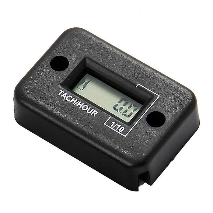Inductive Digital RPM Tach Hour Meter Tachometer 2/4 STROKE for Motorcycle Jet Ski Boats Forklift Tr